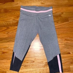 pink capri leggings